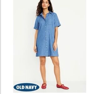 Old Navy Jean Shirt Dress